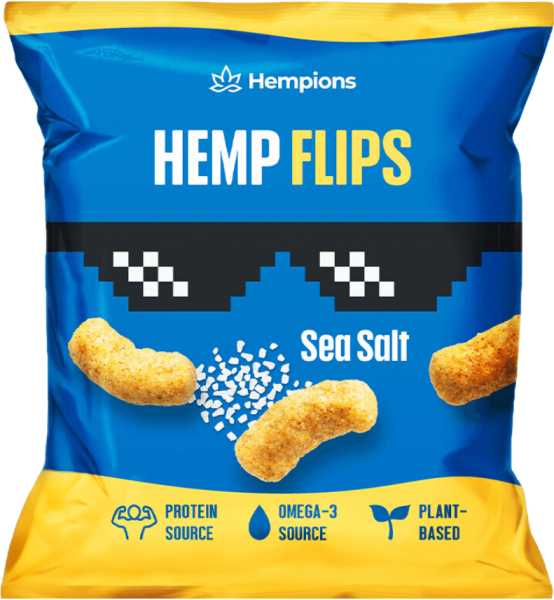 Hempions - Hemp Flips Sea Salt 30g